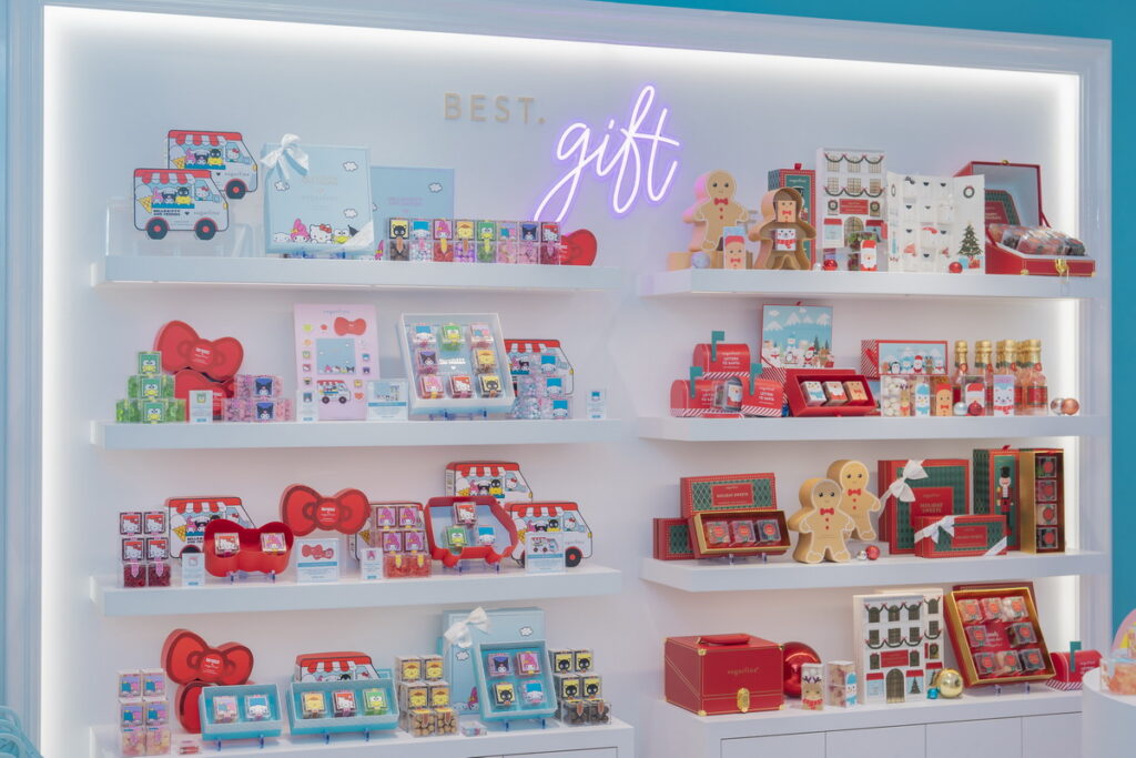 SUGARFINA® TAIPEI 101 TAIPEI 101 購物中心 B1 32 櫃商品陳列。