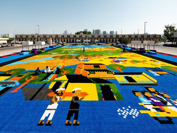 PAAD Biennial 24 Christopher Joshua Benton – Where Lies My Carpet Is Thy Home, Public Art Abu Dhabi Biennial 2024 – 2025, &copy; Lance Gerber