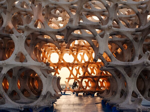 PAAD Biennial 24 Wael Al Awar – Barzakh, Public Art Abu Dhabi Biennial 2024 – 2025, &copy; Lance Gerber