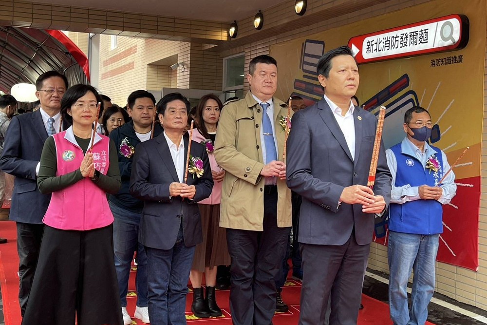 消防署支持頂埔分隊新厝落成 朱惕之:提升土城救災救護品質 258 消防署支持頂埔分隊新厝落成 朱惕之:提升土城救災救護品質 257