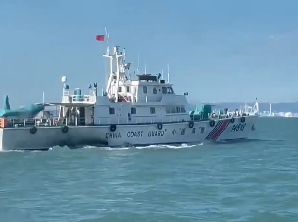 中國海警船連兩日灰色襲擾 巡防艇緊盯逾2小時廣播驅離 218 cnews204241126a03