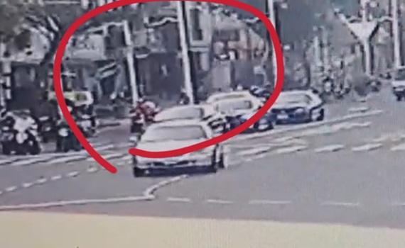 快訊／高雄騎士遭路旁樹倒波及自摔送醫