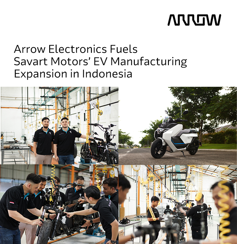 艾睿電子助力SAVART Motors擴大其在印尼的電動車製造規模