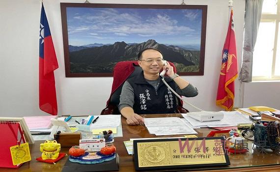 北港警長張澤銘攜手警廣 宣導「打詐儀錶板」政策