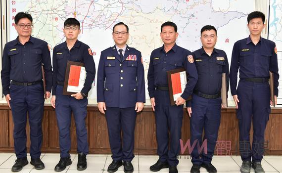 嘉義縣警察局提升警察優良形象 表揚為民服務優良員警