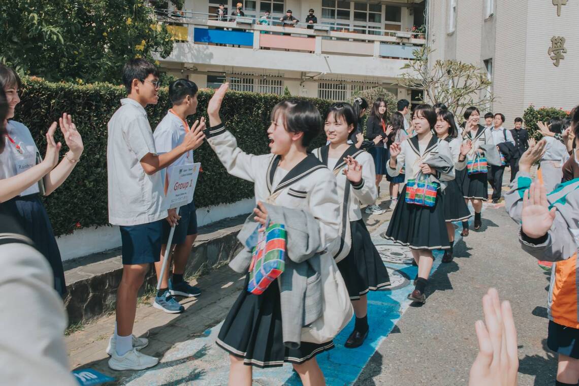 漾新聞|日本千葉縣翔凜中學師生來訪 壽山國中以濃濃的「台味」特色課程迎賓