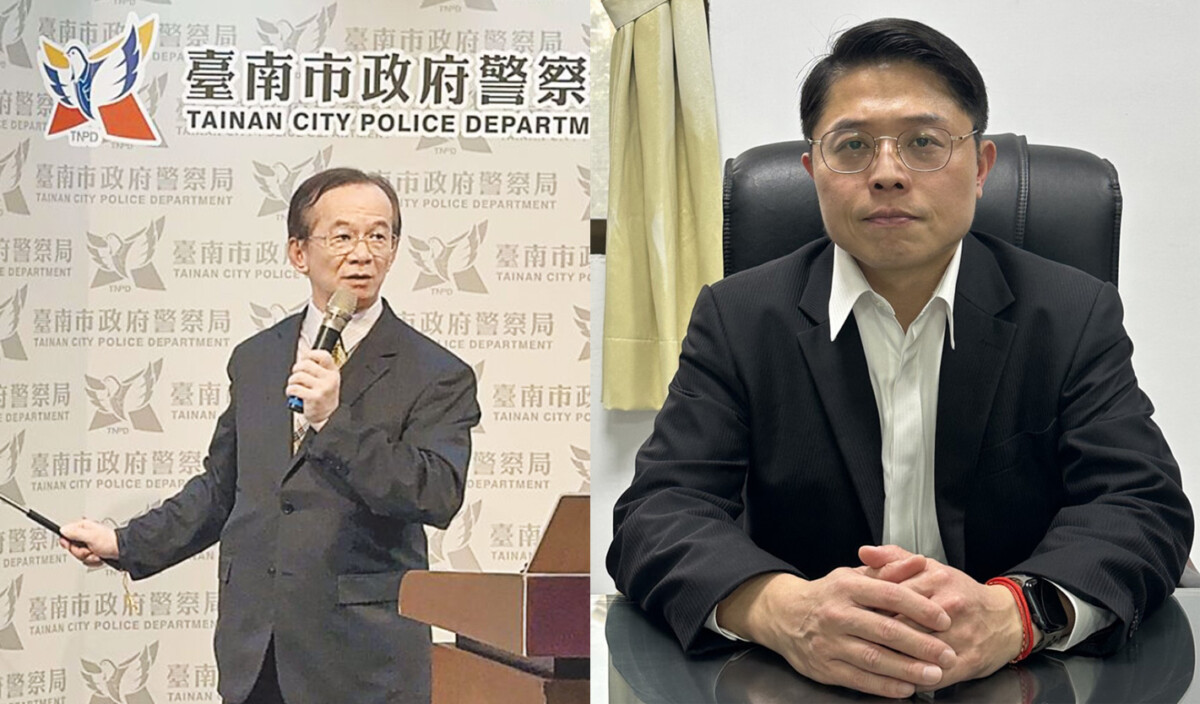 ▲南市刑大隊長遭控霸凌被撤職,高市林園分局長李宏倫接任(圖右)(圖/記者網路翻攝)