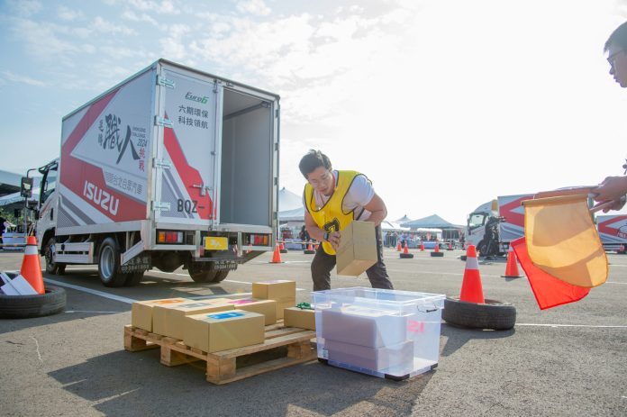 2024第六屆ISUZU運轉職人挑戰賽 首度前進南台灣熱烈開戰 53 圖3:競賽項目涵蓋打包速遞、直角轉彎、直線繞錐、S型倒車入庫及狹橋等多元挑戰,徹底 scaled