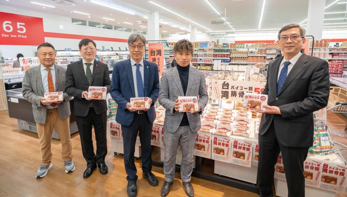 限量「臺灣排骨便當」首登日本關西超市 陳駿季:持續拓展臺灣豬肉在日市場