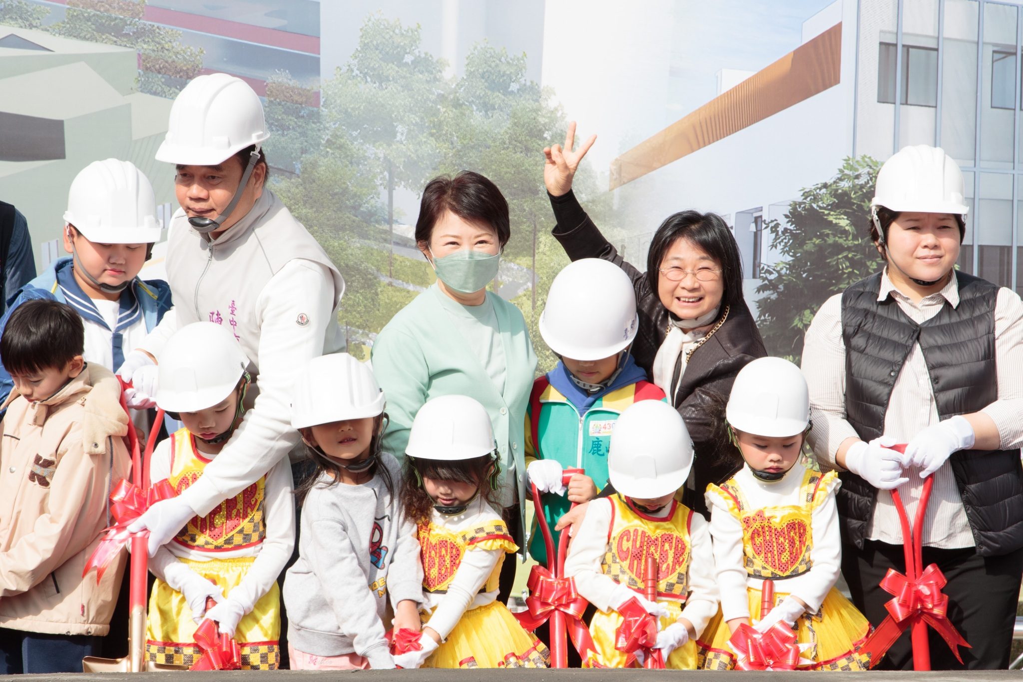 沙鹿鹿峰、鹿陽國小禮堂今動工 盧市長:送給孩子的教育大禮!