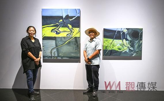 王綺穗「水分子記憶．喚醒」個展 繪畫融合傳統編織工藝