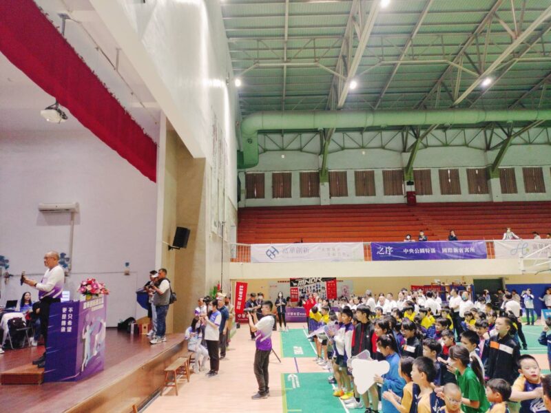 圖文:中華希望之富華創新總太盃羽球賽 希望羽球不只希望 更是傳承。