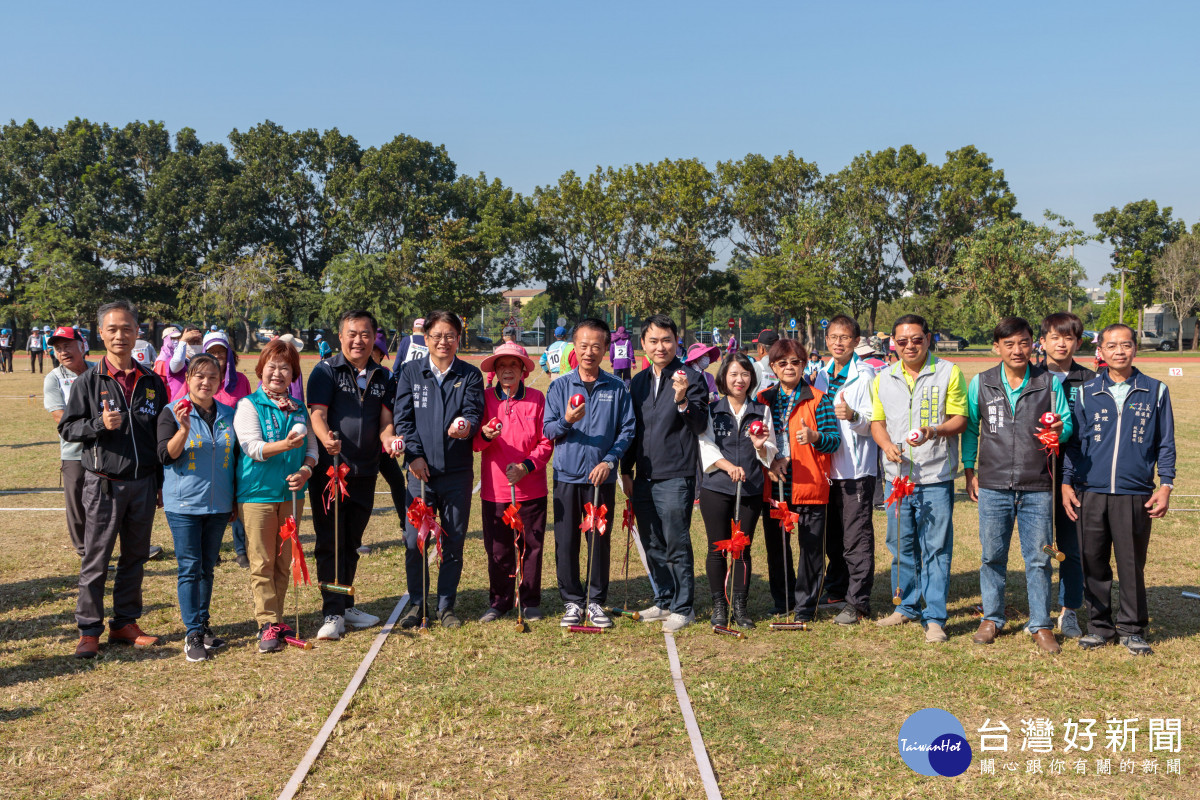 嘉義縣113年「縣長盃暨全國槌球邀請賽」在大林鎮體育運動公園熱鬧登場／嘉義縣府提供
