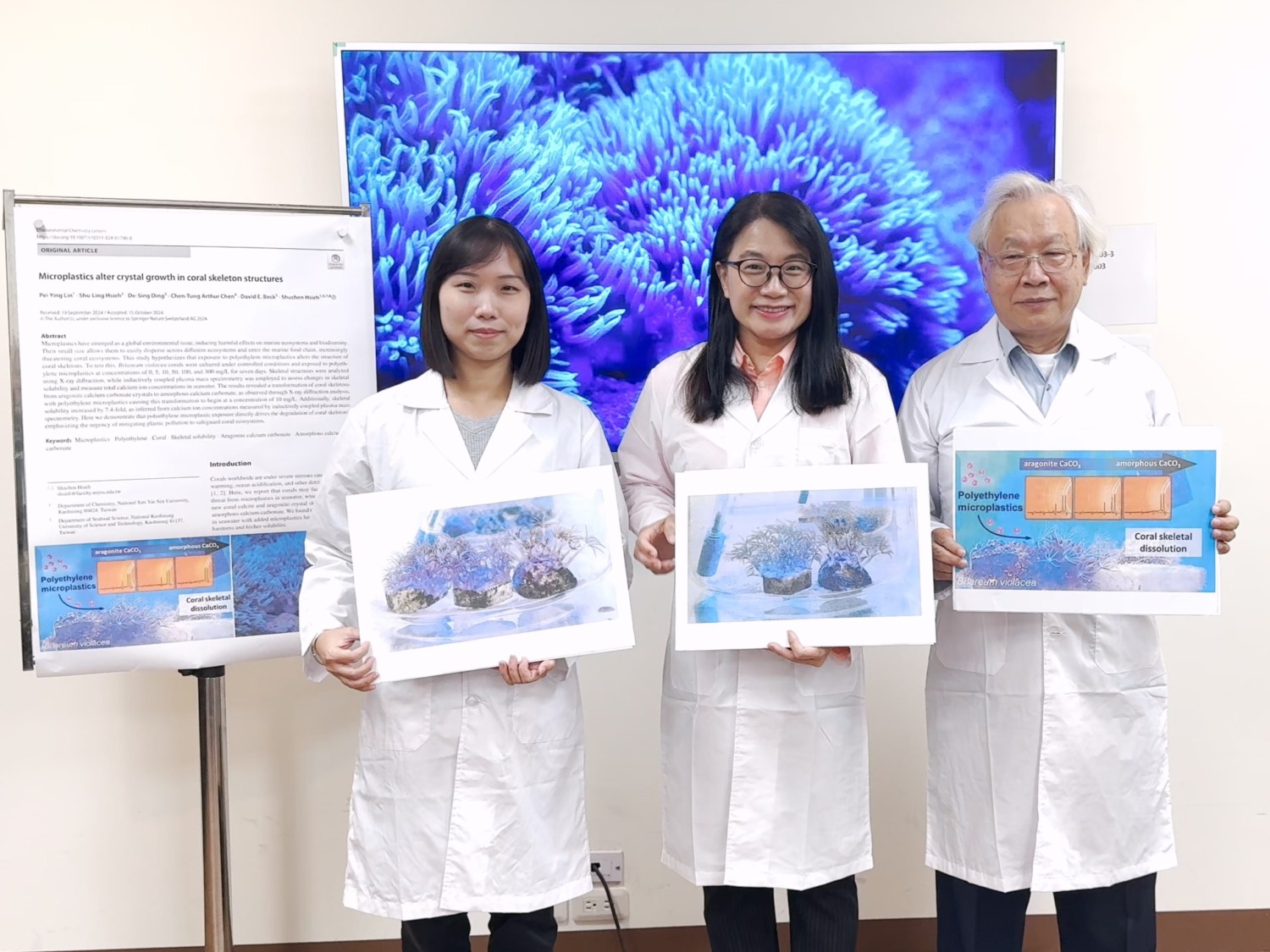 中山大學最新研究塑膠微粒竟讓珊瑚「骨質疏鬆」 國際頂尖期刊發表