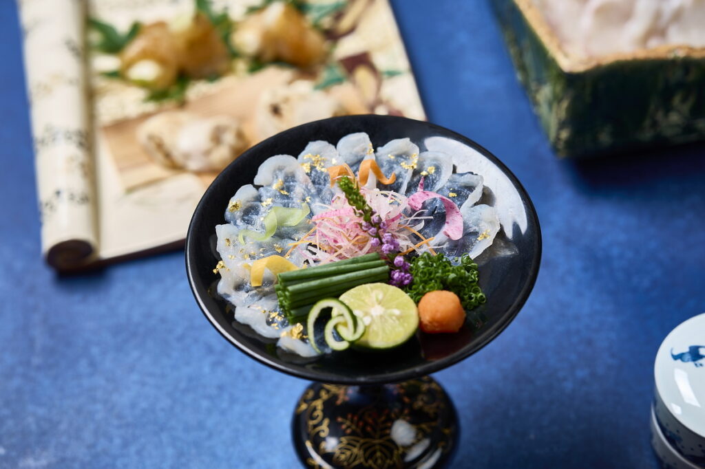 虎河豚薄切料理