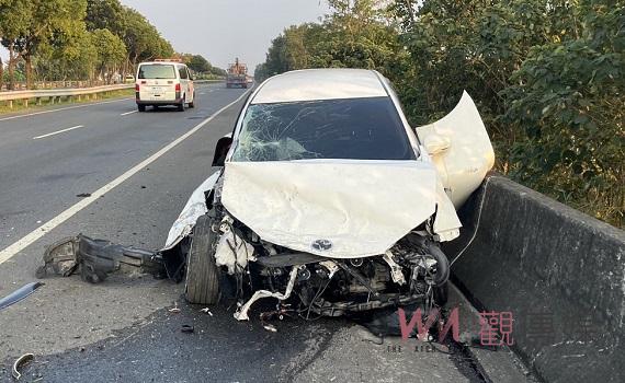 台78快速道斗南段死亡車禍 駕駛拋出車外頭破不治