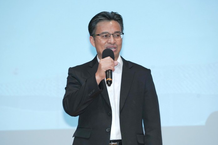 圖片一、谷縱·喀勒芳安Qucung Qalavangan副主任委員致詞