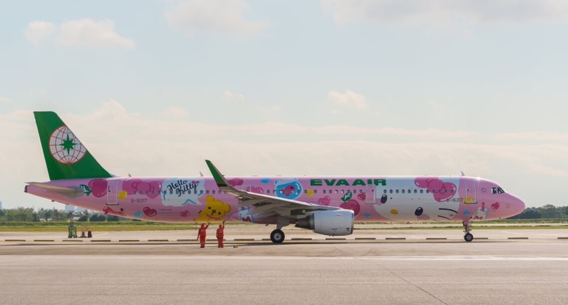 長榮航空全新Hello Kitty「粉萌機」亮麗登場 打造台北-仙台粉萌派對 夢幻粉色甜蜜爆棚