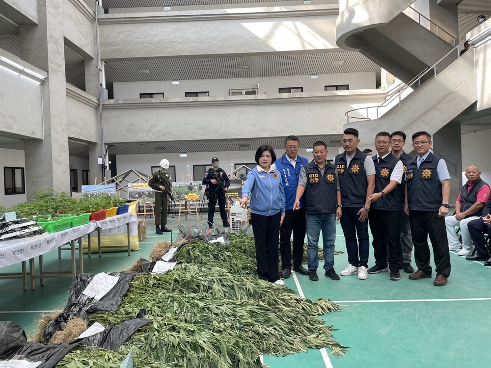 史上最大戶外溫室大麻園 雲林檢警憲查獲市值逾10億元 216 cnews204241204a01