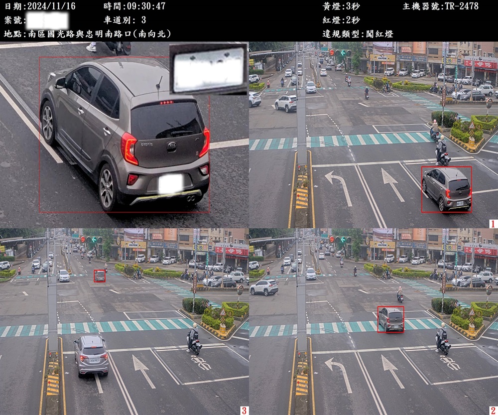 科技執法成效佳 台中南區事故降低近3成 201 cnews204241204a07