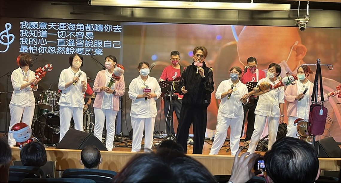 聽希望在唱歌 抗癌有高醫陪您一起 林志炫、許富凱與黃嘉千一同傳愛