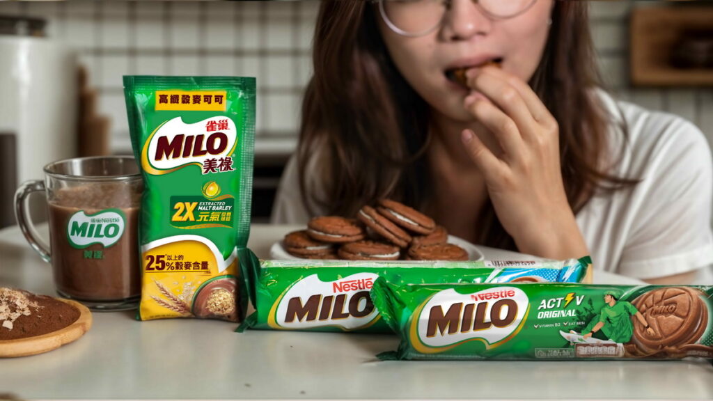 美祿雙新品元氣組合無論是下午茶時間、戶外活動,甚至是孩子放學後的小點心,搭配一杯美祿可可,絕對是完美的午茶組合。