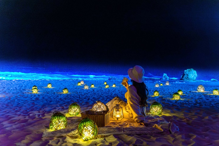 冬季限定點燈!星野集團的沖繩 BANTA CAFE夢幻海濱夜燈活動登場!