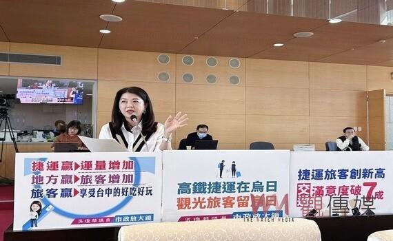 議員肯定中捷單月142萬人次創新高 盧秀燕:擴大路網連結山海屯城