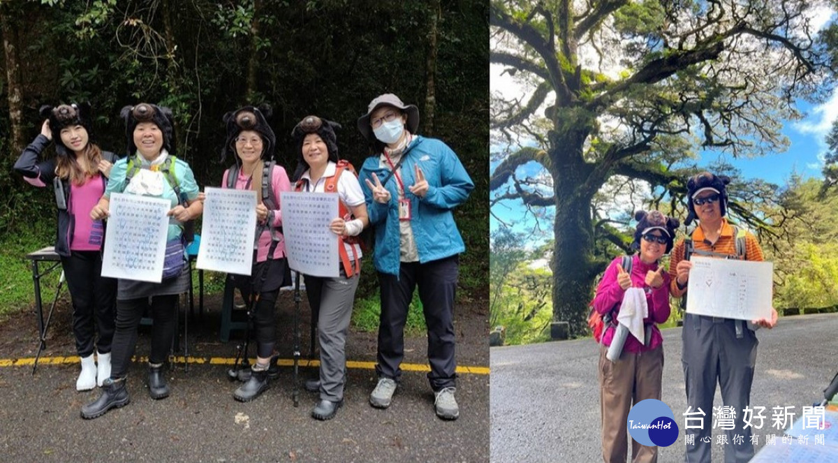 臺灣黑熊保育駐點解說。(玉管處提供)