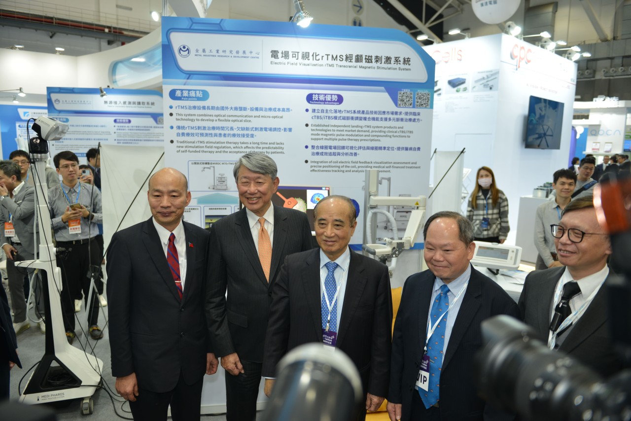 金屬中心開發經顱磁刺激系統 與國衛院、美國NoetherTech公司共同簽署合作MOU