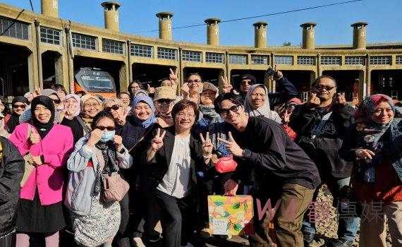 網紅帶路！新加坡團訪扇形車庫　彰化縣推廣穆斯林友善旅遊