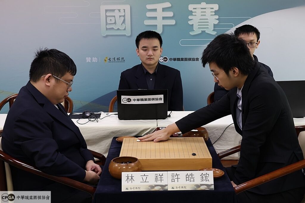 許皓鋐過去已連續五年在國手賽連霸封王，此次面對大賽經驗豐富的「火雞」林立祥，直到最後一刻，他都不敢大意。