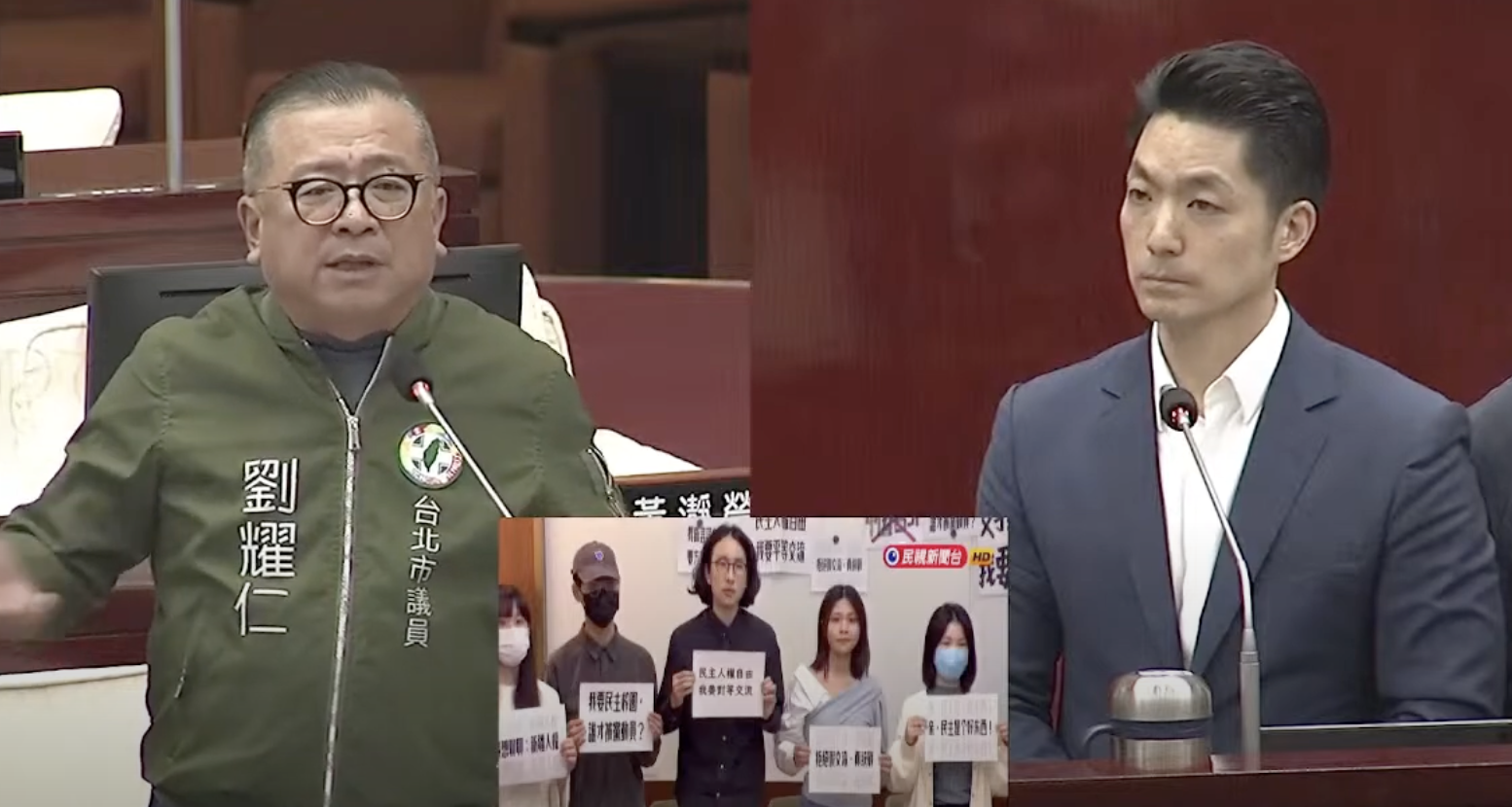 中生訪中山女高風波 蔣萬安劉耀仁議會激辯