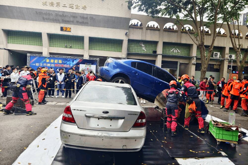基北北桃上千名義消競技交流 劉和然表達感謝肯定奉獻 223 照片來源:新北市政府