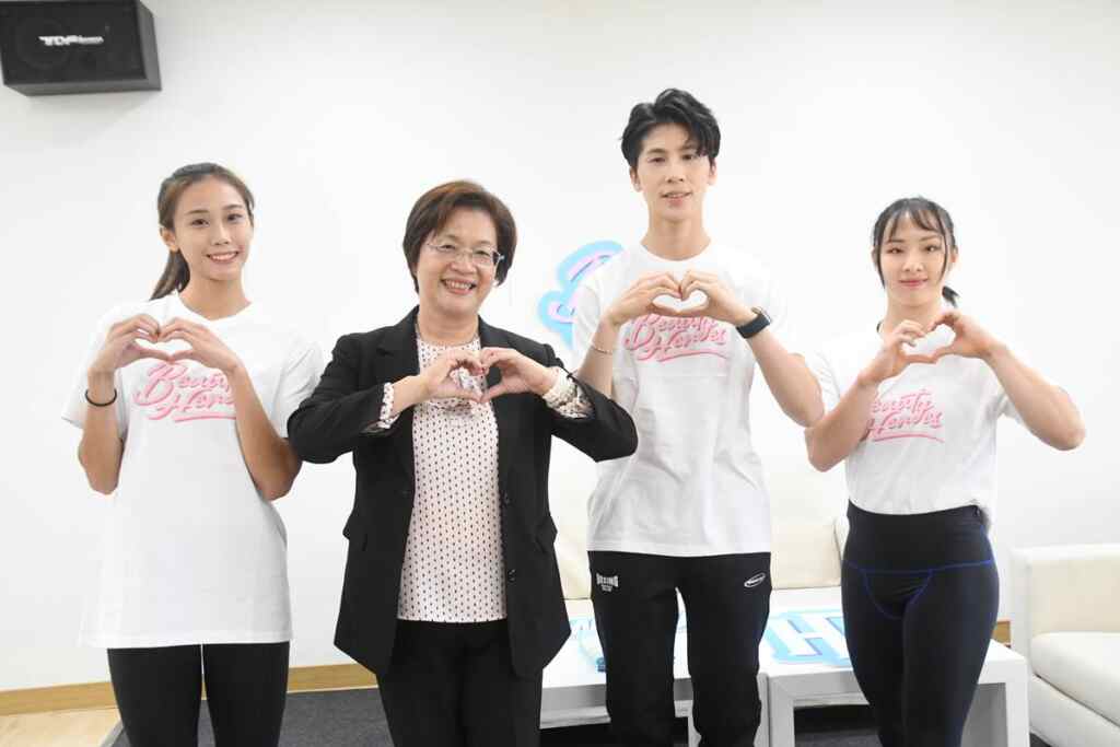 ▲彰化縣長王惠美與奧運三國手出席，透過瑜珈、有氧派對等多元活動，鼓勵更多女性參與運動。（彰化縣政府提供）