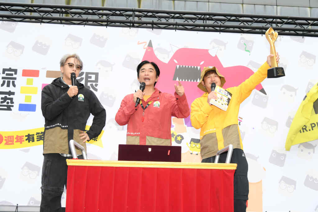 ▲《玩很大》十年不能沒有大家！吳宗憲差點掉懸崖，坤達PK小鬼小隊長很走心。（三立提供）