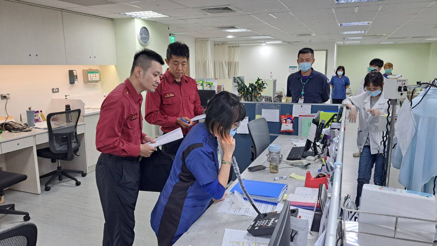 高雄市政府消防局第二大隊第二中隊強化醫院消防安檢