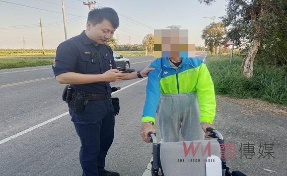 居家照服員求救找嘸人 北港警助失智翁平安返家