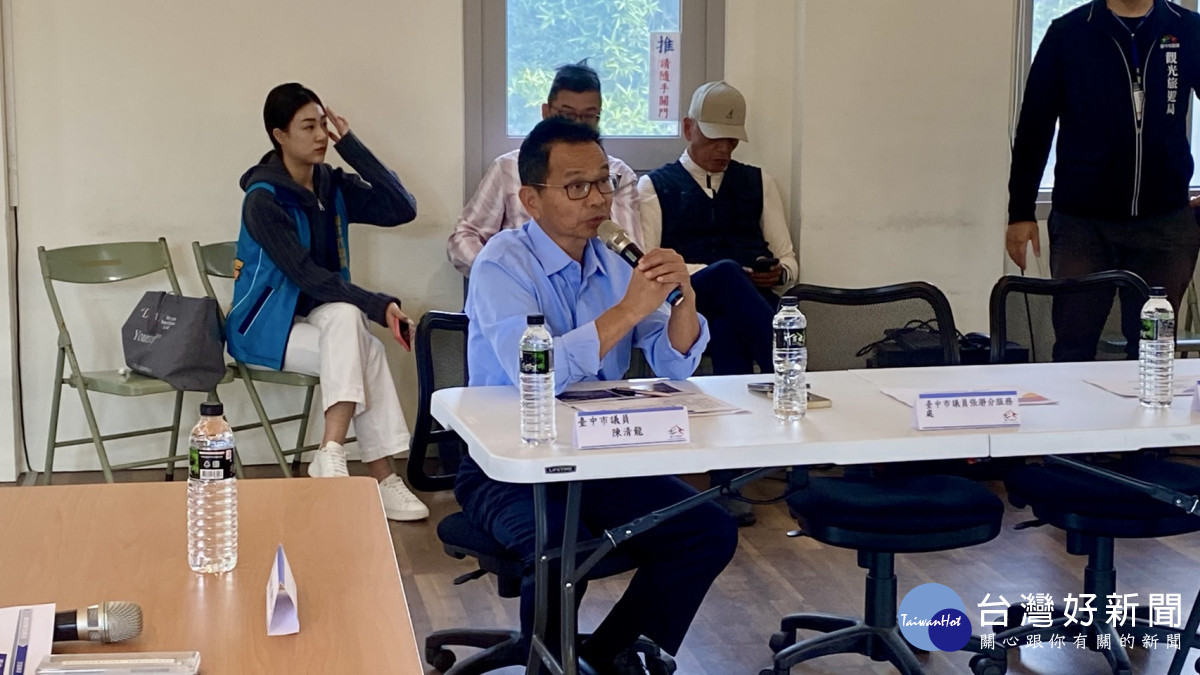 針對后里馬場周邊交通亂象,台中市議員陳清龍提出5項改善建議。