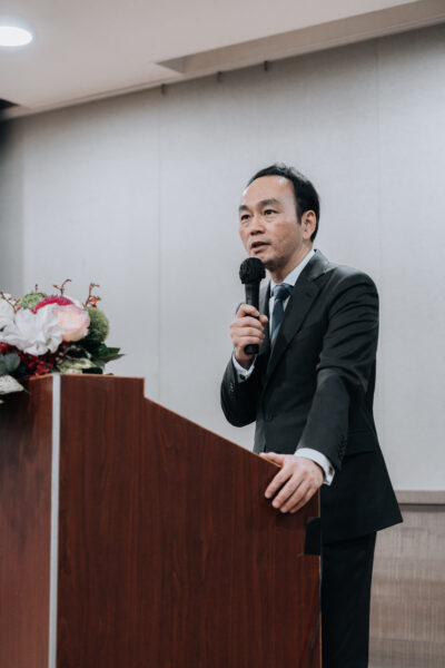 第31屆「競爭政策與公平交易法學術研討會」陳志民副主任委員開幕致詞照片。圖/公平會