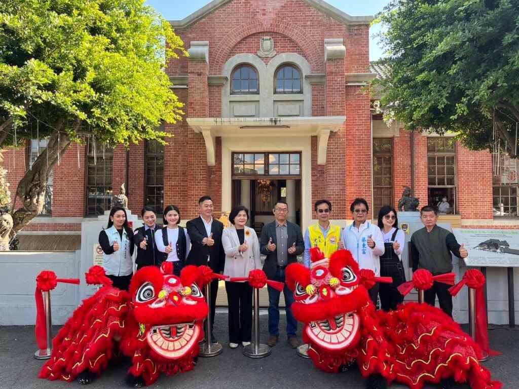 斗南分局舊辦公廳舍活化變身古蹟餐廳。(記者廖承恩翻拍)