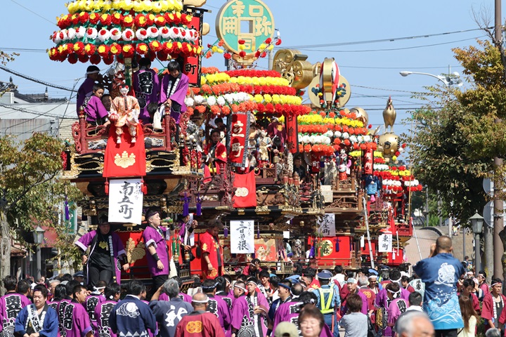 每年10/01的「新湊曳山祭」是在射水市新湊地區中心舉辦的重要祭典。 圖:射水市/提供