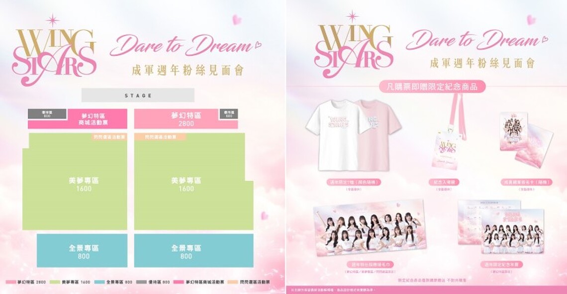 粉絲注意!南台灣最強啦啦隊Wing Stars 首辦售票粉絲見面會「Dare to Dream」12/20正式啟售