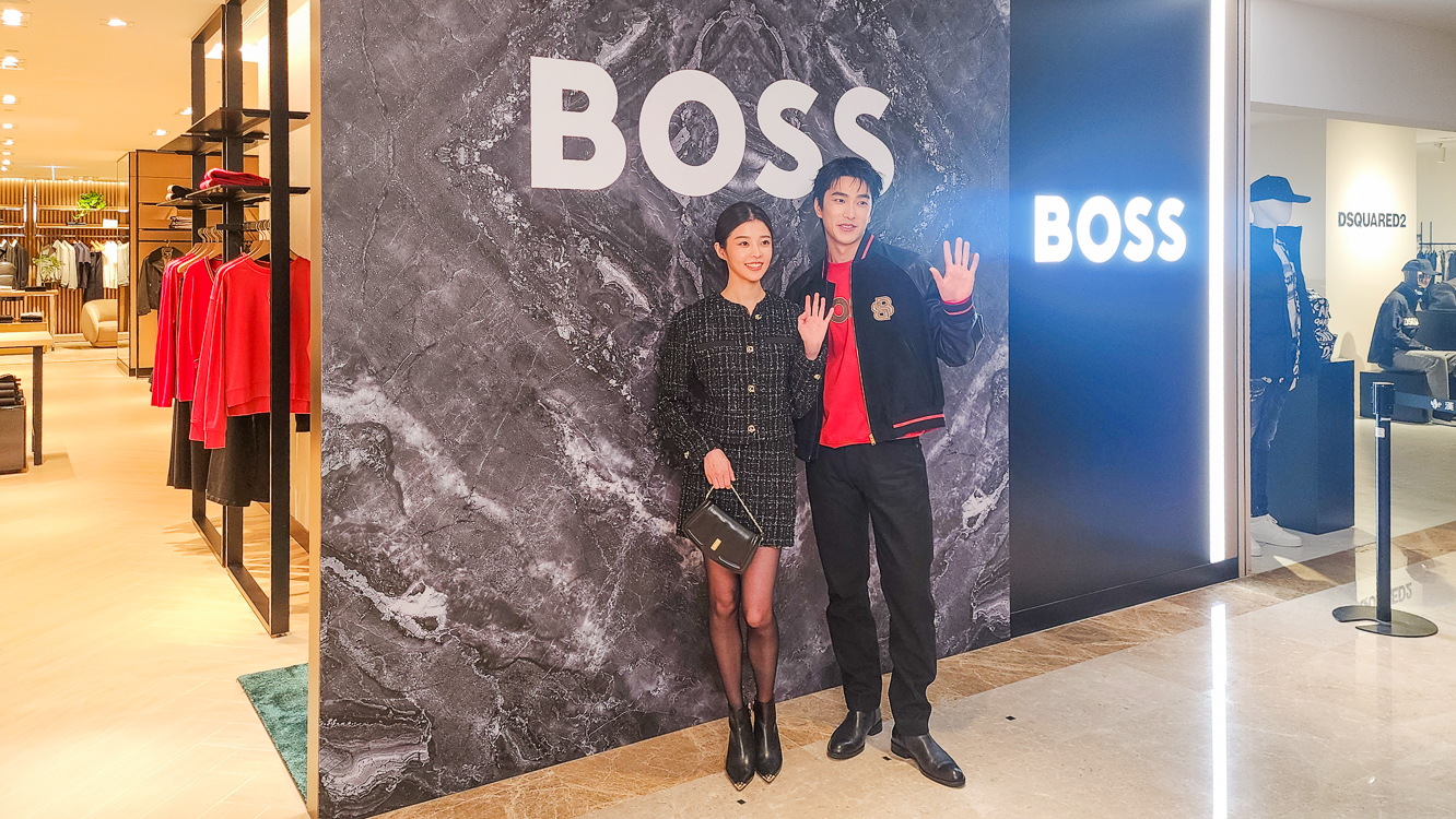 ▲曾敬驊、詹子萱展現新世代 BOSS 型格時尚。（圖/記者黃淑貞攝）