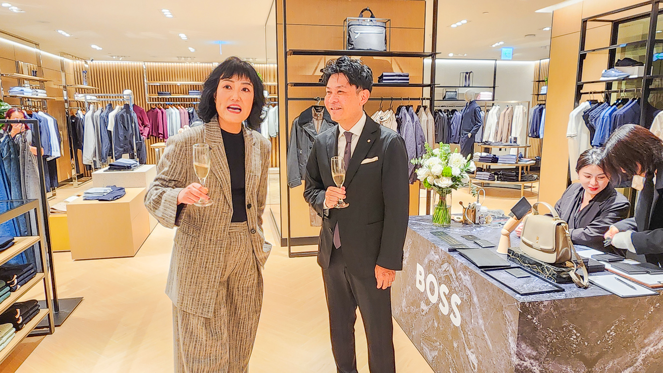 ▲BOSS在高雄漢神百貨，打造全天候現代生活時尚品味。（圖/記者黃淑貞攝）