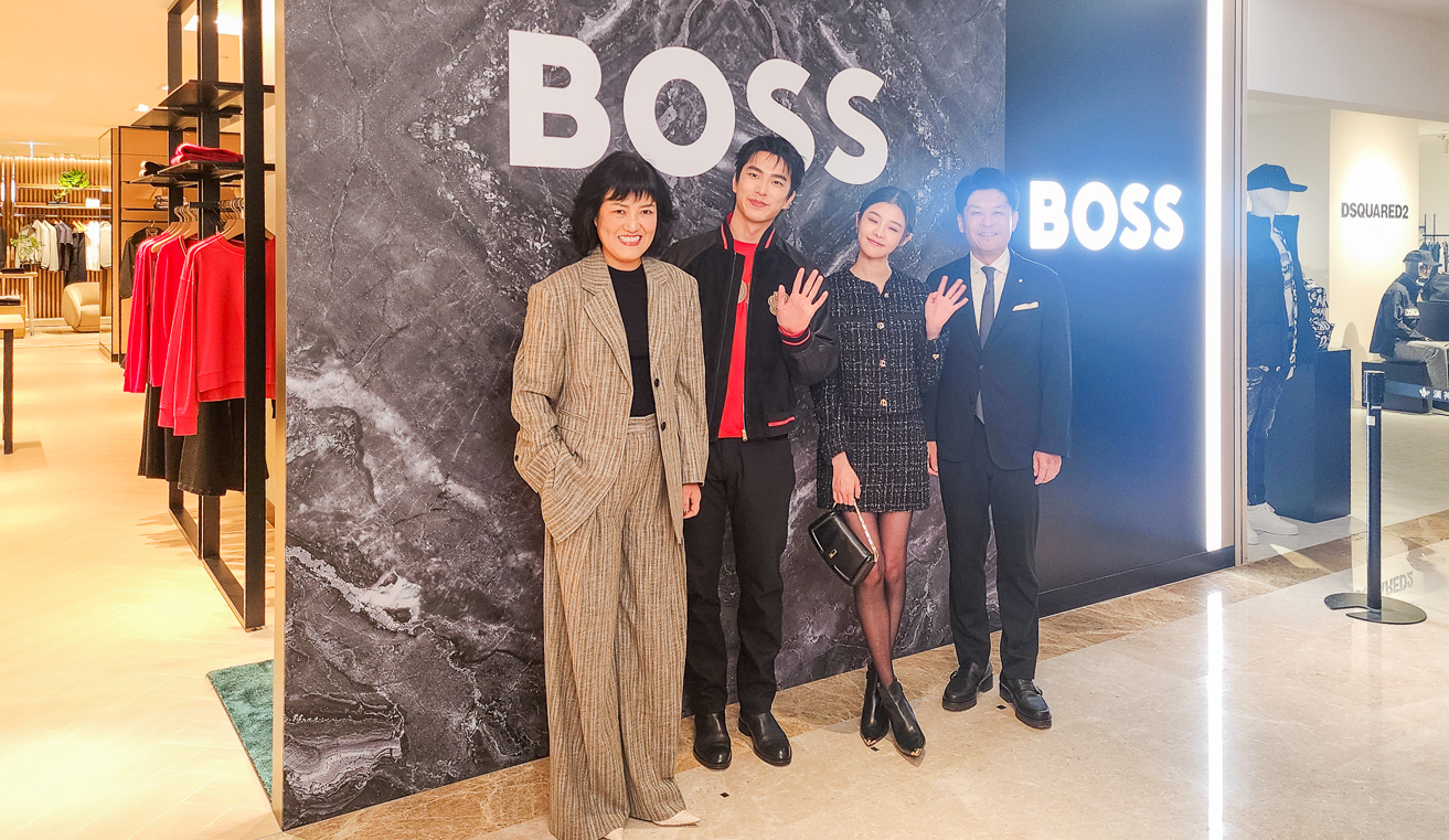 ▲BOSS在高雄漢神百貨，打造全天候現代生活時尚品味。（圖/記者黃淑貞攝）