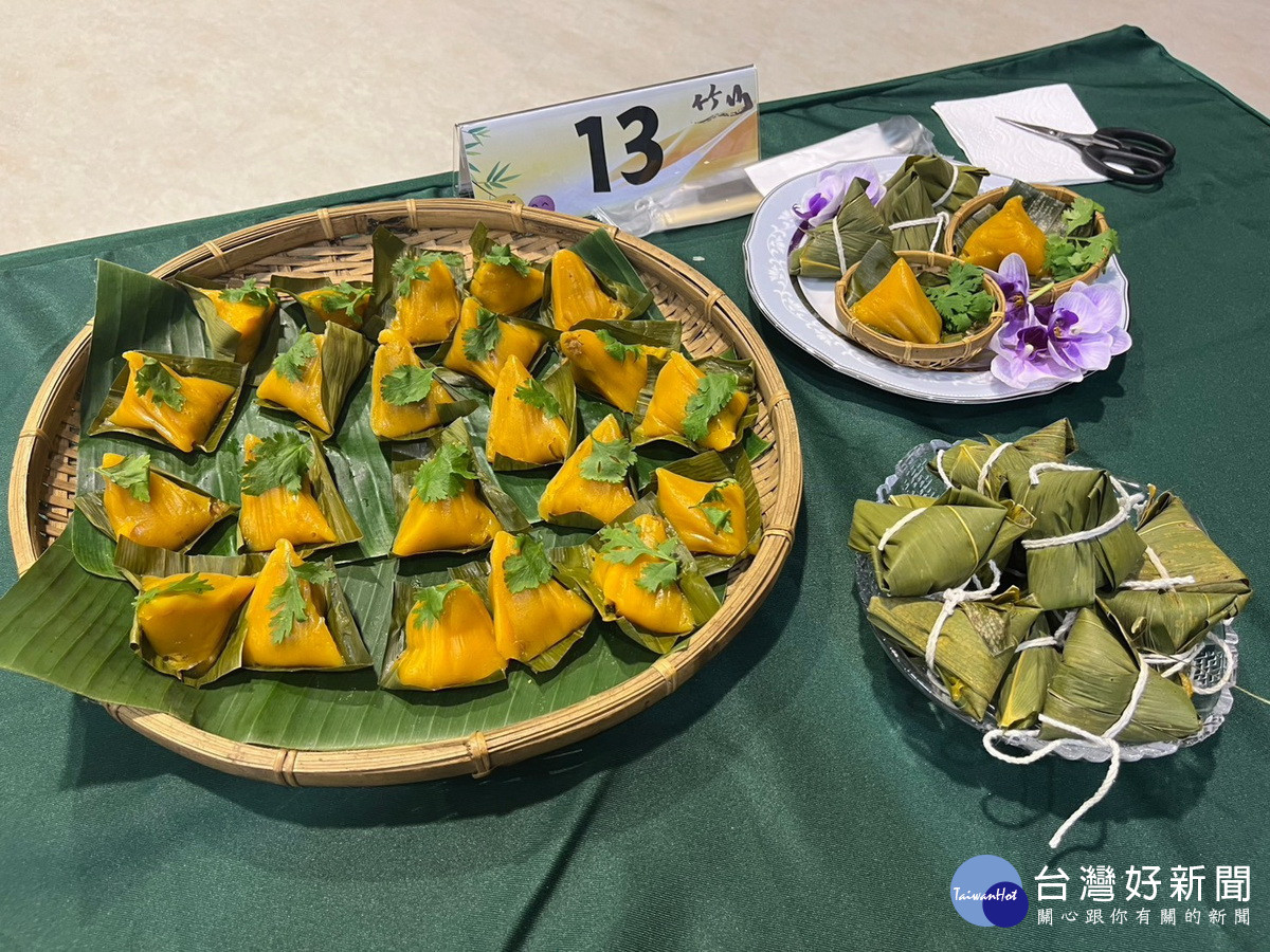 內饀造型都與傳統的不同。(竹山公所提供)