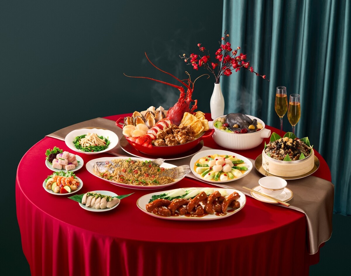 莆田福躍龍門星饗宴總計8道菜品，聯名菜為騰盛饌海陸盆菜，佐金蘭鼓舌醬油慢熬煨煮，湯頭更濃郁厚實。