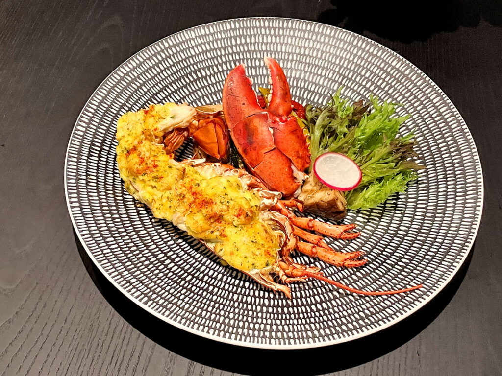蒜味奶油焗烤波士頓龍蝦
