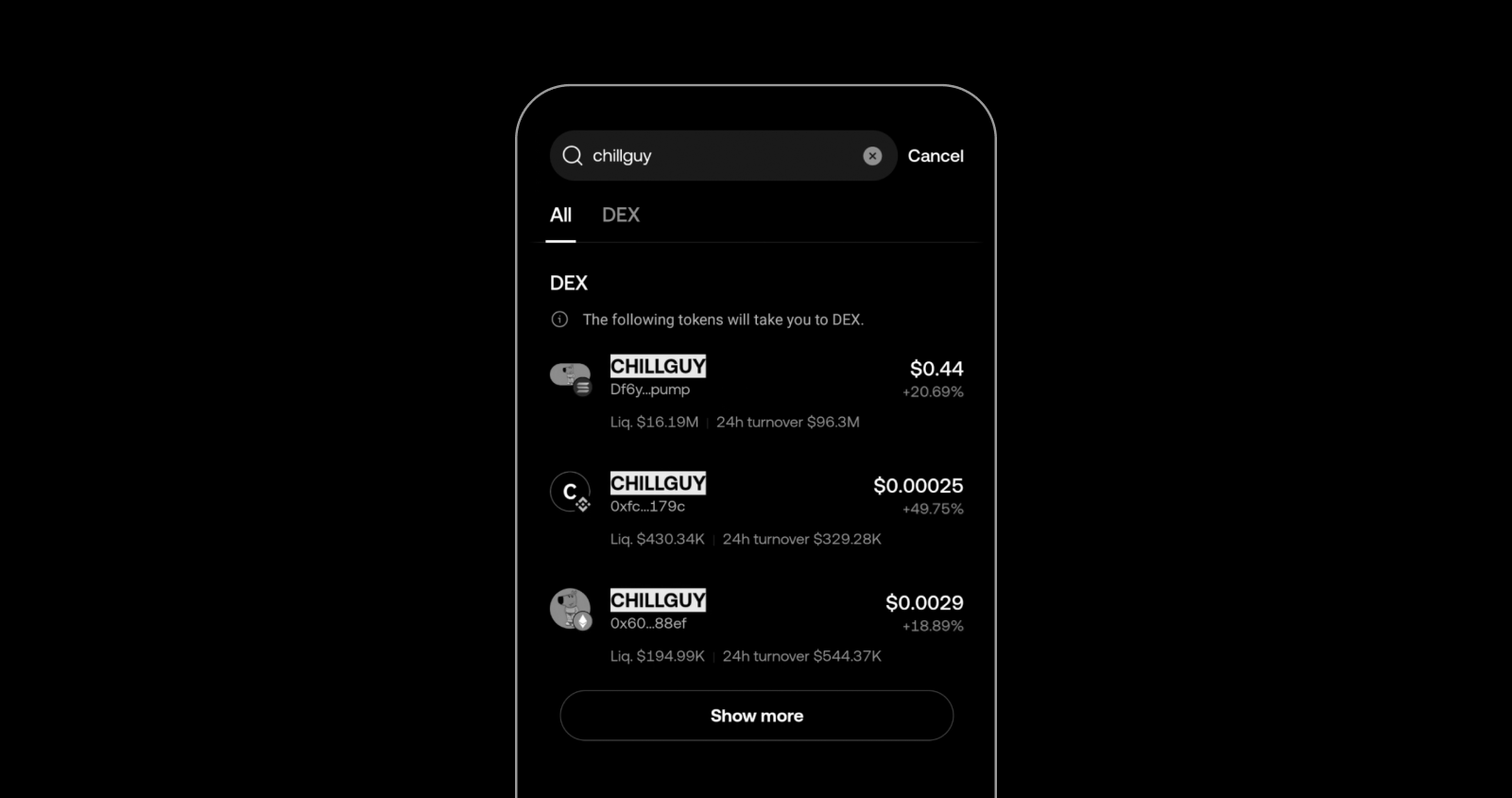 CeFi + DeFi 完美融合！OKX 新增「DEX 代幣搜尋、交易」功能